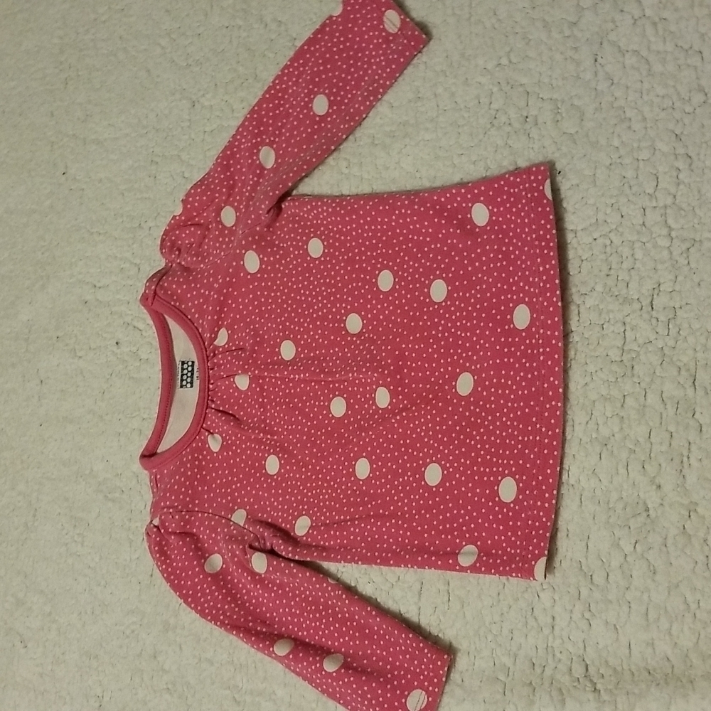Old Navy Toddler Girl's Polkadot Long Sleeve Shirt
